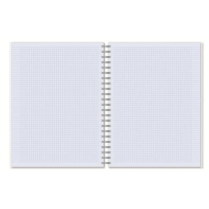 Бизнес-тетрадь А4,96л,кл,греб,мат.ламин,тонир.блок КОМУС Art Deco Синий Бизнес-тетрадь А4,96л,кл,греб,мат.ламин,тонир.блок КОМУС Art Deco Синий