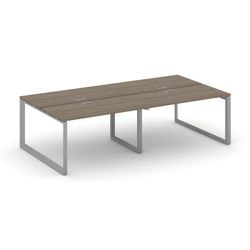 Style Project Рабочая станция двухсторонняя SN-59O.DRS-033 Вяз Благородный/Металл Серый/Серебро Загл