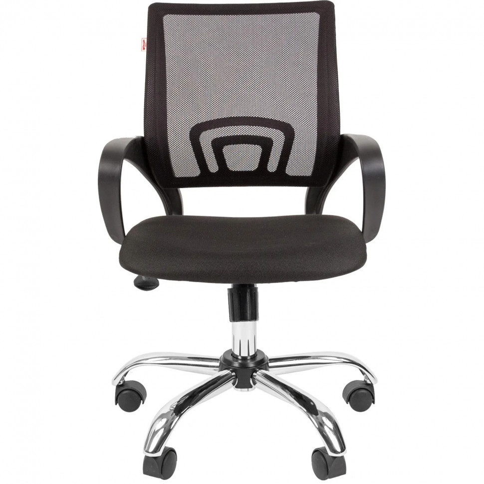 Кресло ТП 304 сетка/ткань,черный,хром