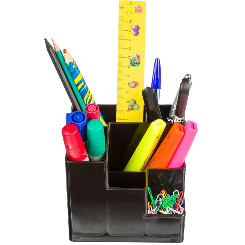 Подставка-органайзер д/канц.мелочей Attache Line 6отд черн 120х120х100мм юк Подставка-органайзер д/канц.мелочей Attache Line 6отд черн 120х120х100мм юк