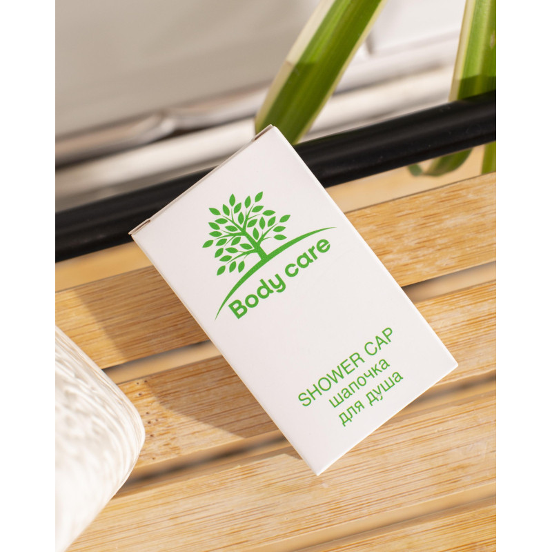 Шапочка для душа Luscan Body care картон, 250шт/уп