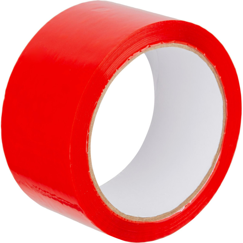 Клейкая лента упаковочная 48мм х 55м 43мкр красная СПб