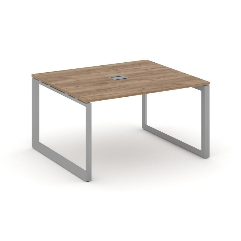 Style Project Стол переговорный SN-59O.SPRG-034 Дуб Табак/Металл Серый 1580*1180*750