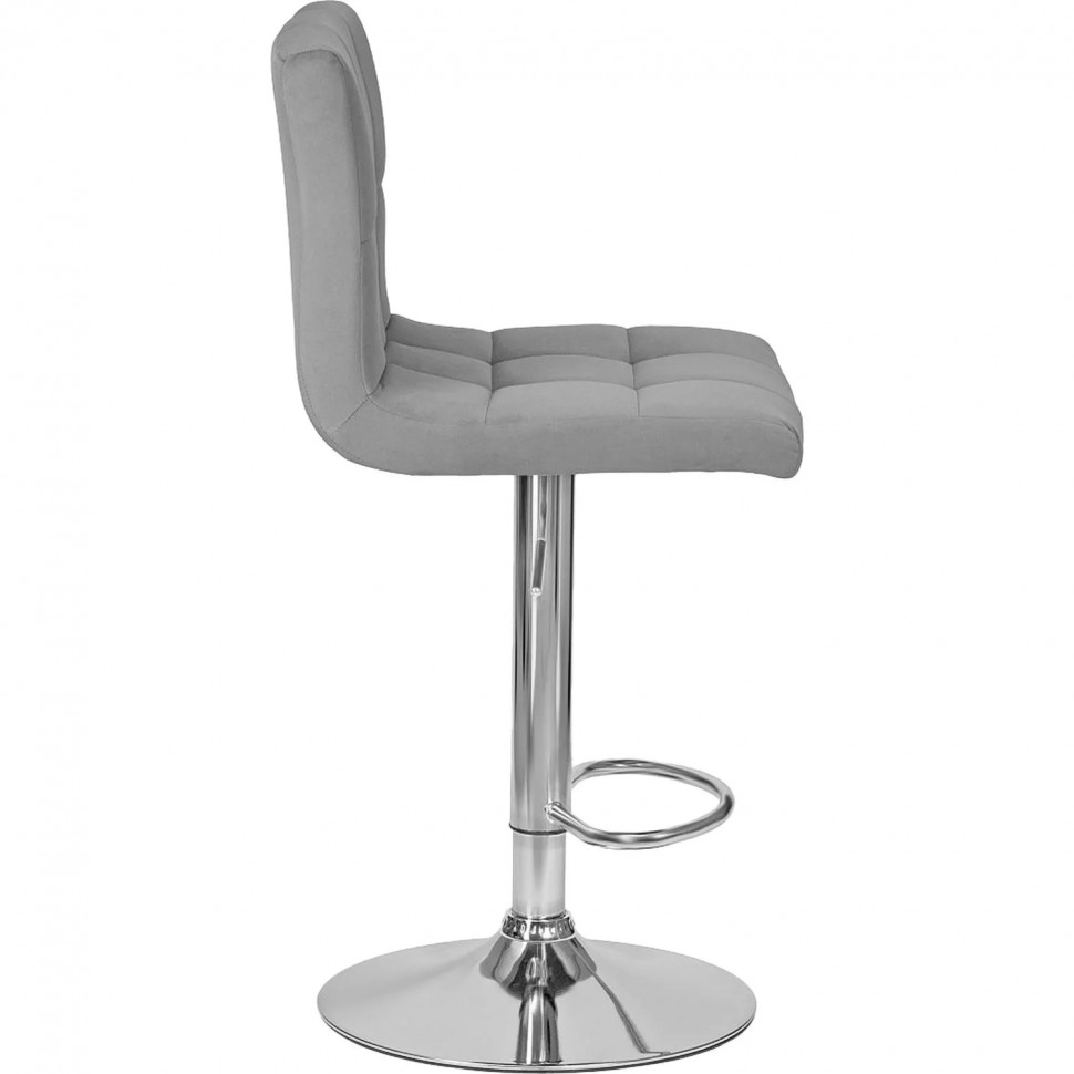 Стул барный 0MX_LO_DOBRIN CANDY LM-5006_CH-M_V-MJ9-75 серый велюр
