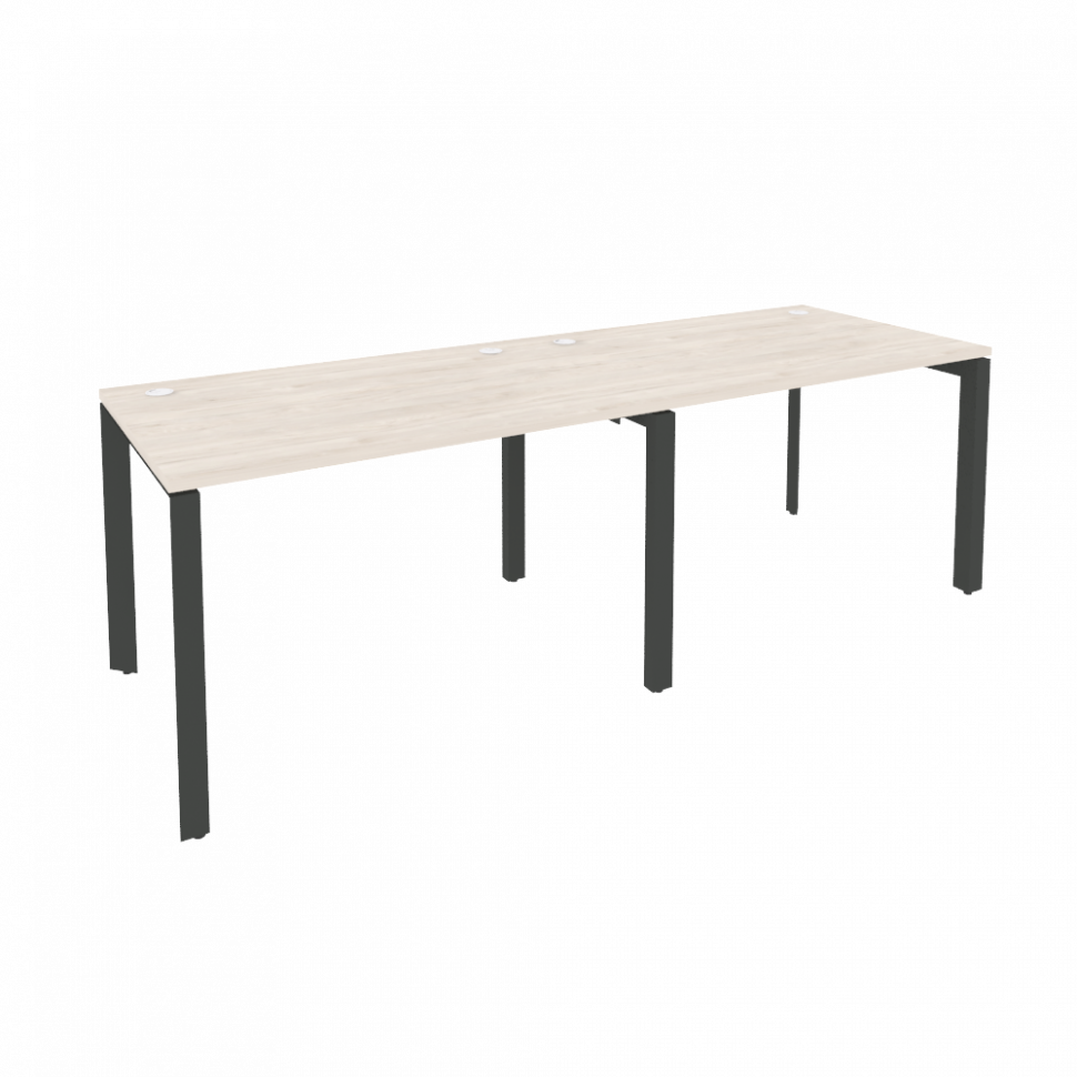 Onix Рабочая станция на П-образном м/к O.MP-RS-2.2.8 Денвер Светлый/Металл Антрацит 2360*800*750