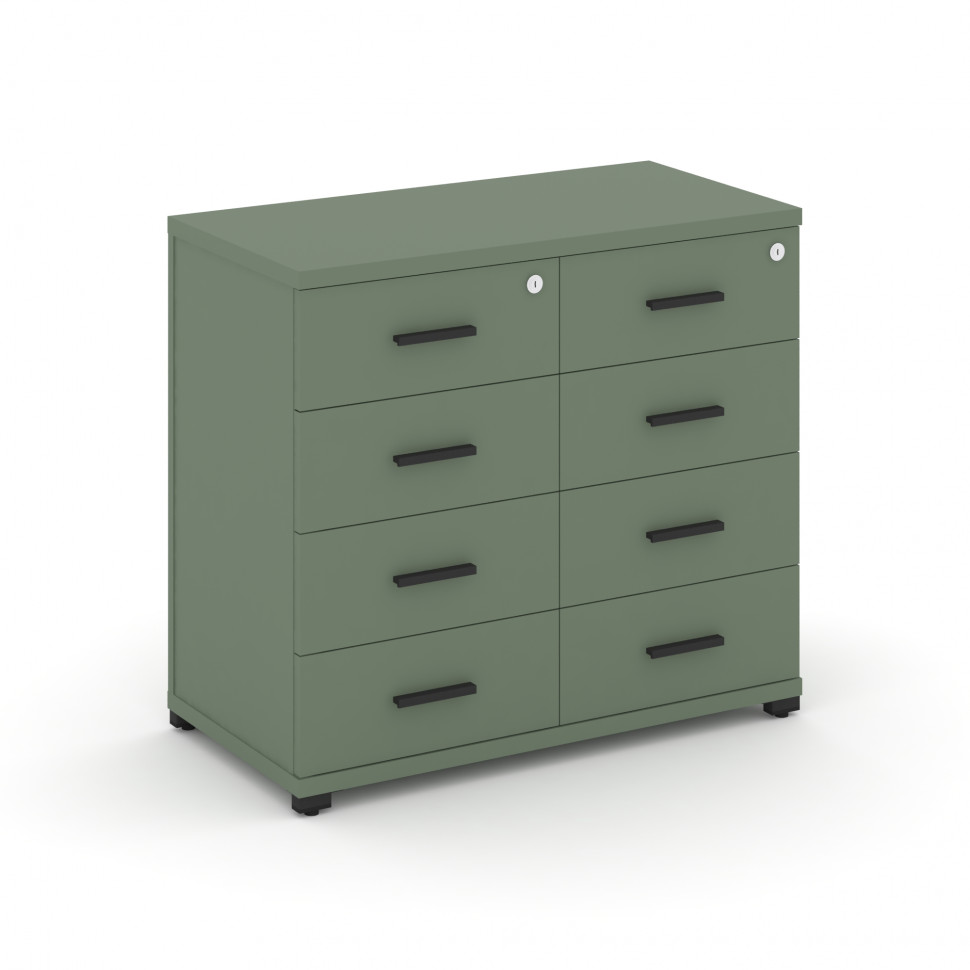 Concept Тумба приставная широкая 8 ящ. CN.TSP-013 B Кобо/Металл Черный 836*420*750 Concept Тумба приставная широкая 8 ящ. CN.TSP-013 B Кобо/Металл Черный 836*420*750