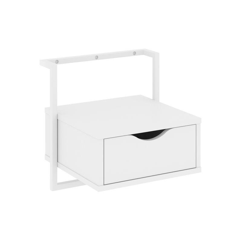 Loft Тумба навесная (крепление к стене) VR.L-SY1 Белый Бриллиант/Металл Белый 450*409*450 Loft Тумба навесная (крепление к стене) VR.L-SY1 Белый Бриллиант/Металл Белый 450*409*450