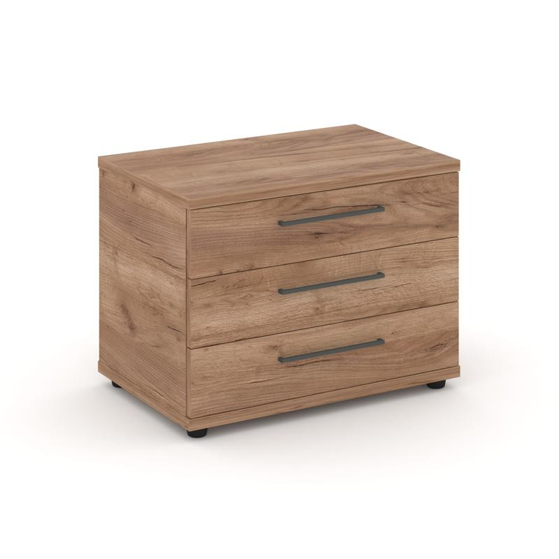 Rift Тумба опорная/приставная RF.TOP-021 Дуб Табак/Черный Ручки 600*450*523