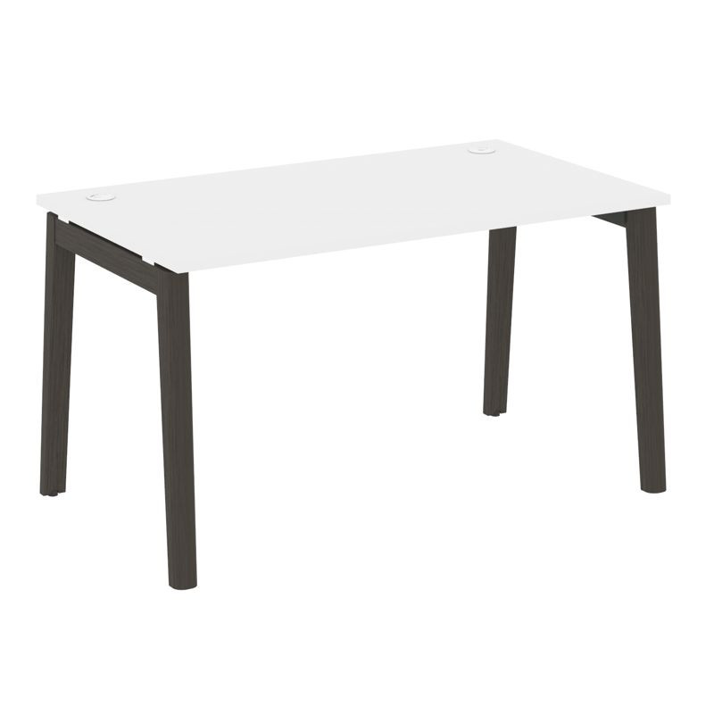 Onix Wood Стол письменный OW.SP-3.8 Белый Бриллиант/Дуб Темный/Металл Антрацит 1380*800*750