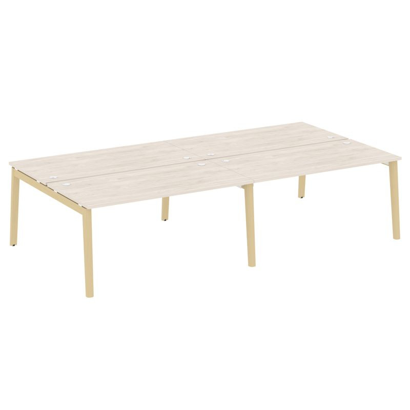 Onix Wood Рабочая станция OW.D.RS-4.4.8 Денвер Светлый/Дуб Светлый/Металл Белый 3160*1635*750 Onix Wood Рабочая станция OW.D.RS-4.4.8 Денвер Светлый/Дуб Светлый/Металл Белый 3160*1635*750