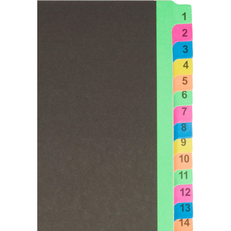 Разделитель листов с индексами Attache , А4,цифровой 1-31 , картон