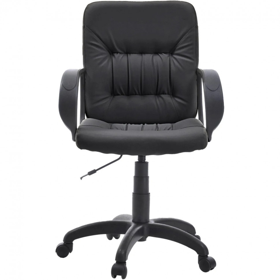 Кресло FA_руководителя Чери к/з черный DO350, пластик черный