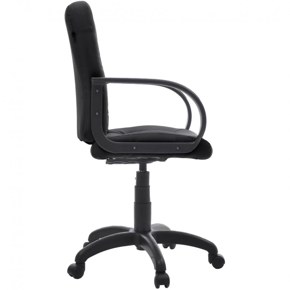 Кресло FA_руководителя Чери к/з черный DO350, пластик черный