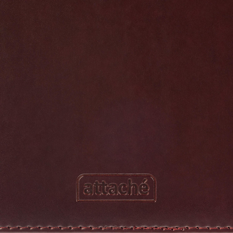 Ежедневник датированный 2026 АТТАСНЕ А4, 176л, 200х270мм, Каньон бордовый