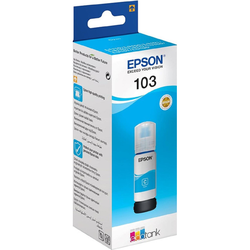 Чернила Epson 103 C13T00S24A гол. для L3110/L3150 Чернила Epson 103 C13T00S24A гол. для L3110/L3150