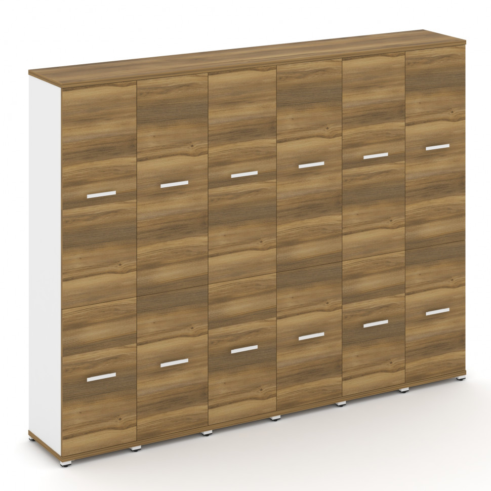 Concept Шкаф 6 узких секций, 5 ниш CN.STU-562 W Сандал Янтарный/Белый Бриллиант/Металл Белый 2500*42 Concept Шкаф 6 узких секций, 5 ниш CN.STU-562 W Сандал Янтарный/Белый Бриллиант/Металл Белый 2500*42