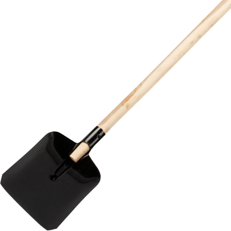 Лопата совковая 28x21 см сталь с р/ж деревянный черенок 110 см 61461