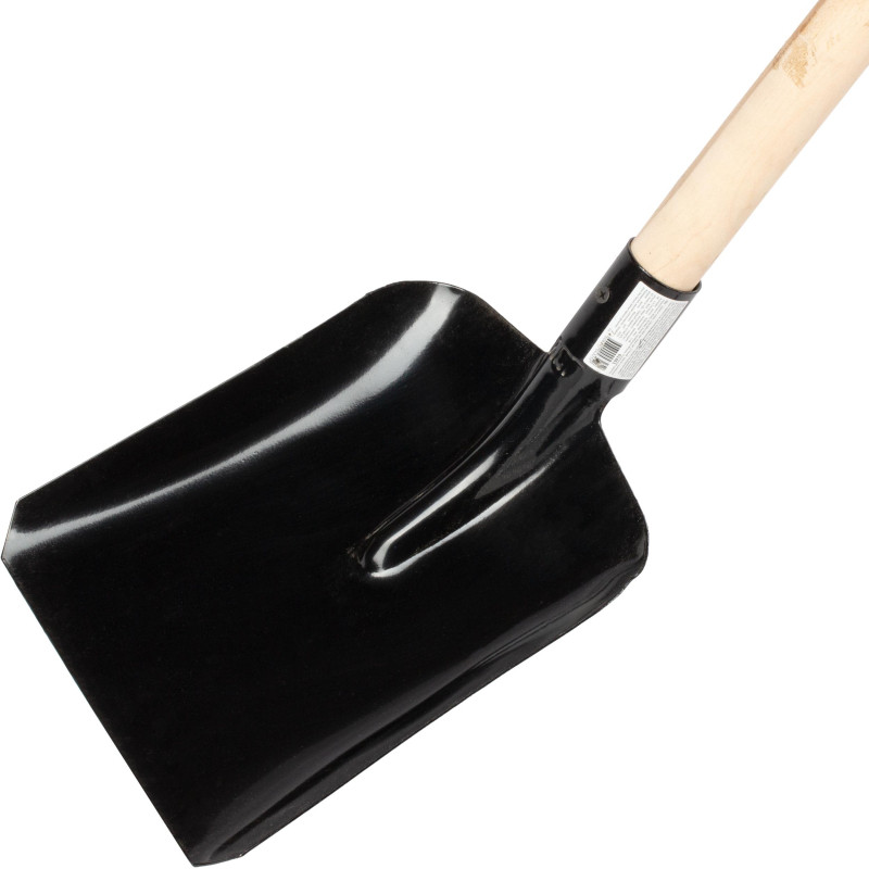 Лопата совковая 28x21 см сталь с р/ж деревянный черенок 110 см 61461