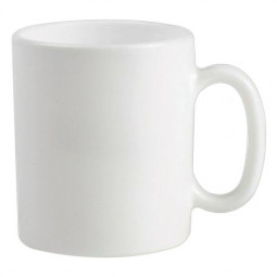 Набор кружек для чая и кофе, 6 штук, объем 320 мл, белое стекло, "Essence White", LUMINARC, N1230