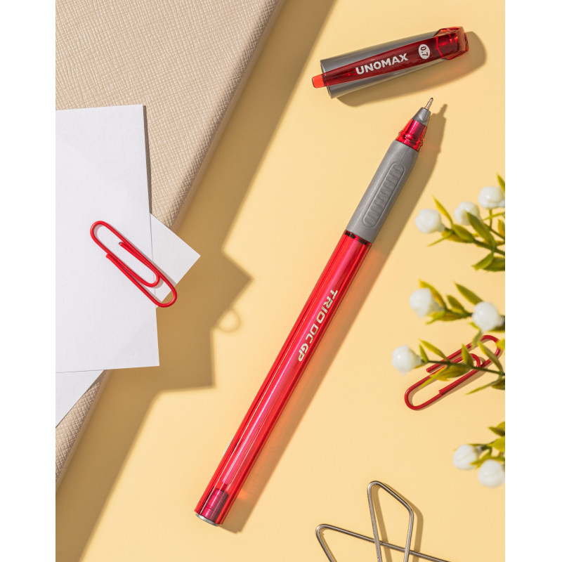 Ручка шариковая неавтомат. Unomax/Unimax TrioDCGPtinted крас,мас,манж