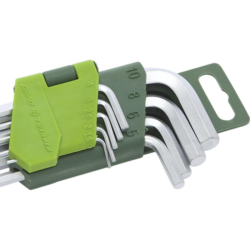 Набор ключей шестигранных коротких 9 шт (1,5-10 мм) Дело Техники 561090