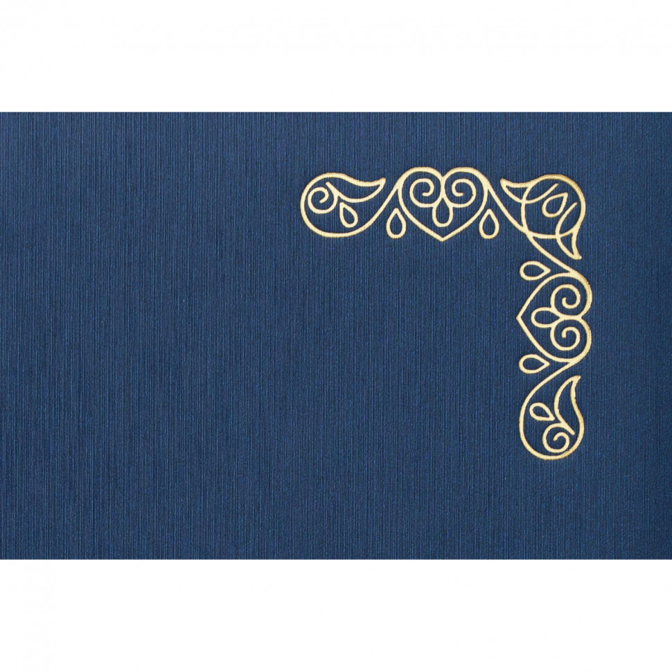 Папка адресная ПОЗДРАВЛЯЕМ, танго, синий, А4