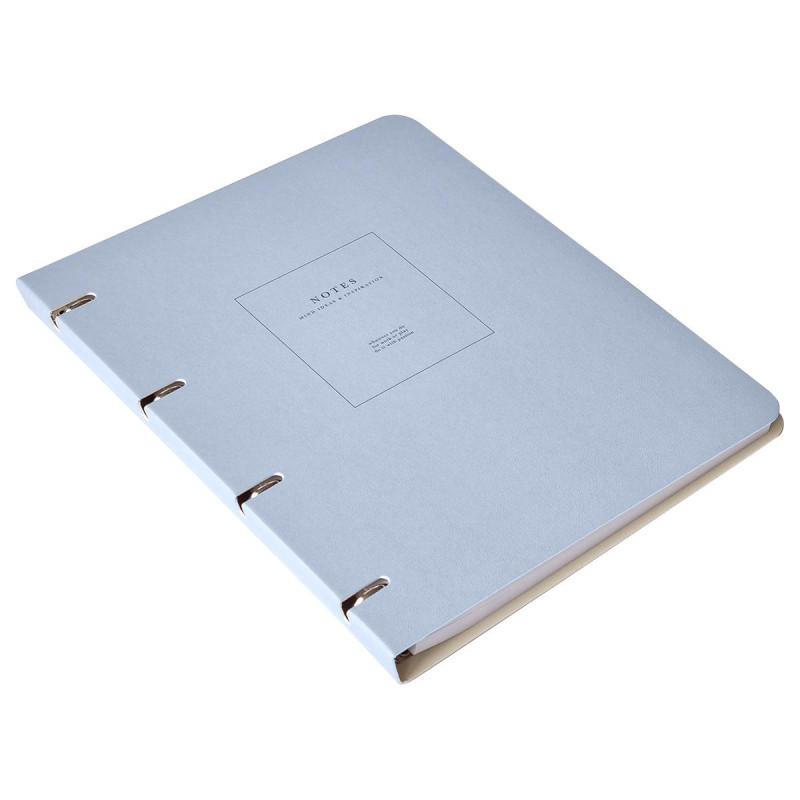 Тетрадь со сменным блоком А4,120л,Be Smart,Notes,голубой,N3759