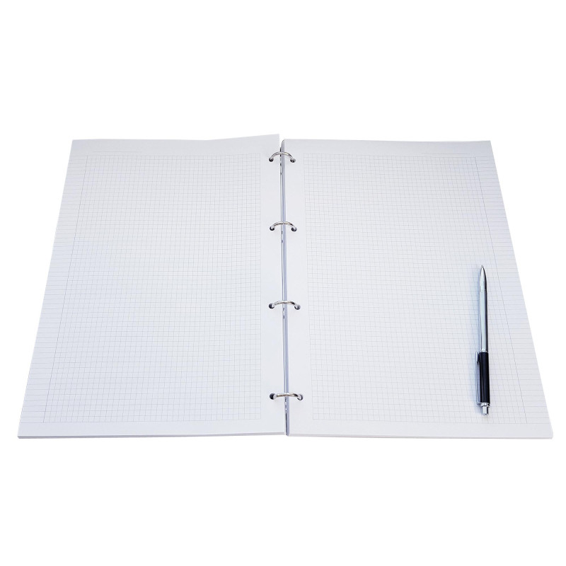 Тетрадь со сменным блоком А4,120л,Be Smart,Notes,голубой,N3759