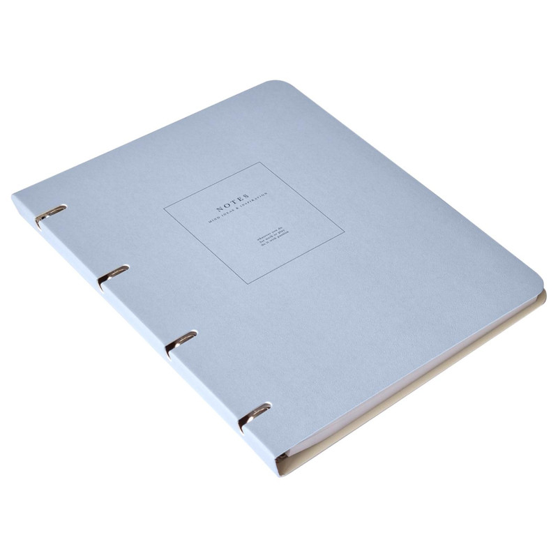 Тетрадь со сменным блоком А4,120л,Be Smart,Notes,голубой,N3759