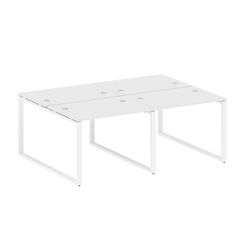 Metal System Рабочая станция на 4 места на О-образном м/к БО.СМ-4.1 Белый/Металл Белый 2000*1475*750 Metal System Рабочая станция на 4 места на О-образном м/к БО.СМ-4.1 Белый/Металл Белый 2000*1475*750