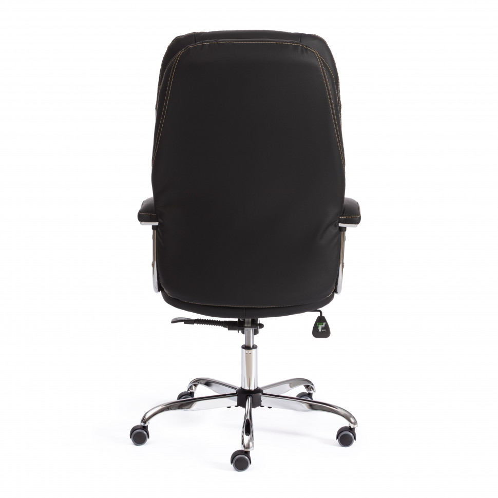 Кресло SOFTY LUX  кож/зам, черный, 36-6