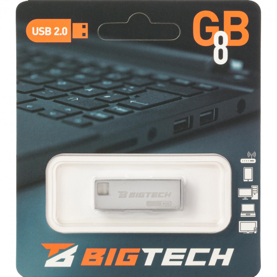 Флеш-память BigTech UFD009, USB2.0, 8GB Флеш-память BigTech UFD009, USB2.0, 8GB