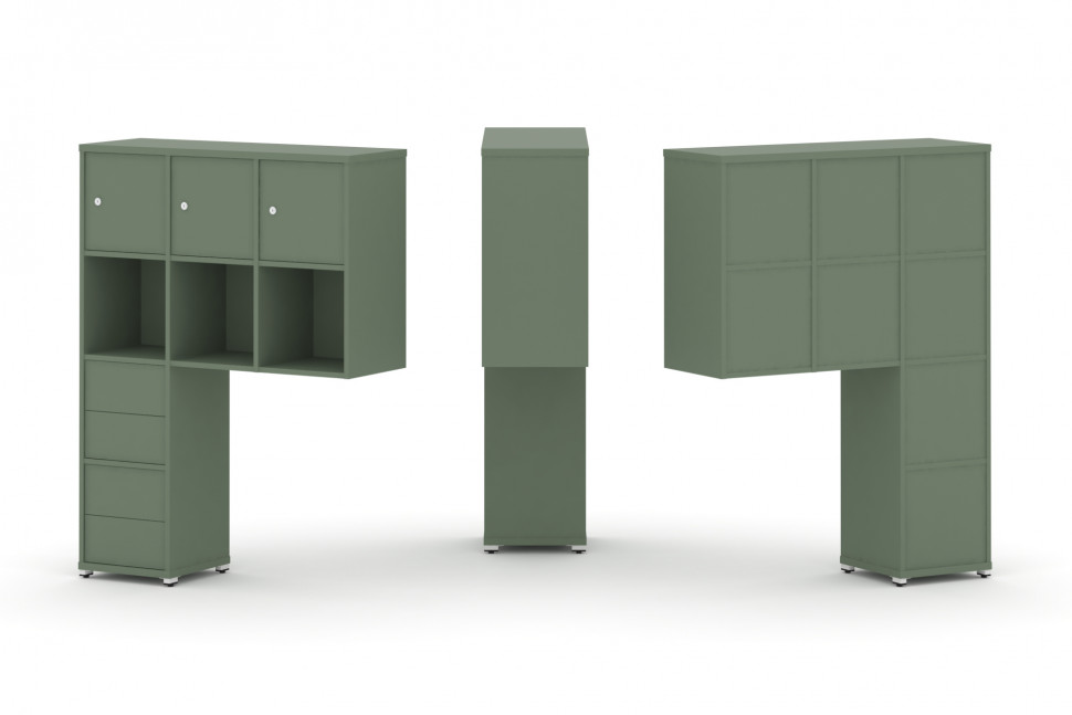 Concept Надставка высокая CN.ONV-006 Кобо/Металл Белый 1099*350*1486