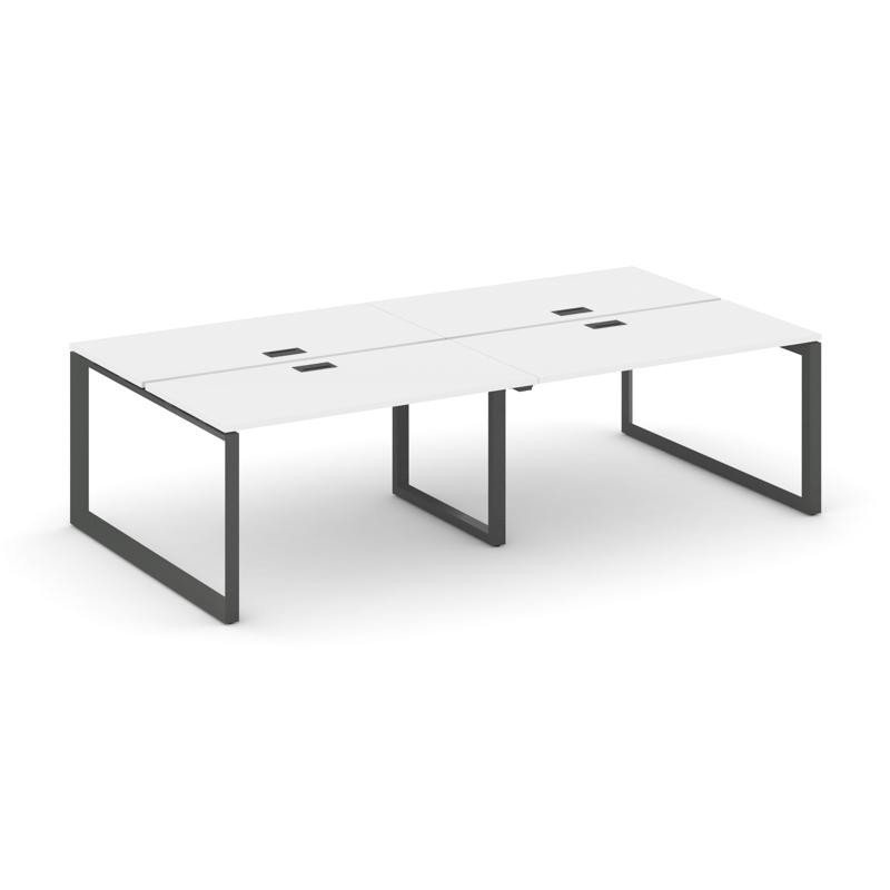 Style Project Рабочая станция двухсторонняя SN-59O.DRS-033 Белый/Металл Антрацит/Черный Заглушка 276