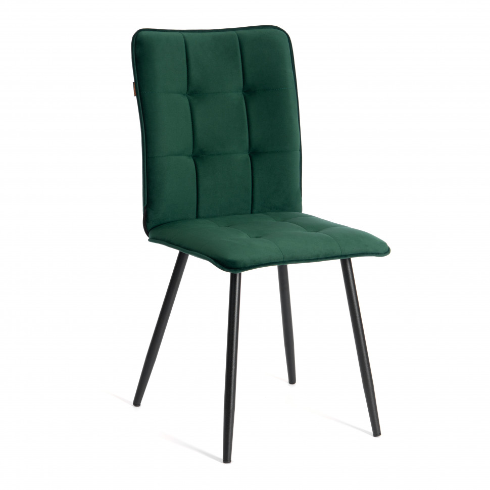 Стул обеденный Bari (2 шт. в упаковке) LT, велюр, Deep Forest (изумруд), 41х55х89 см