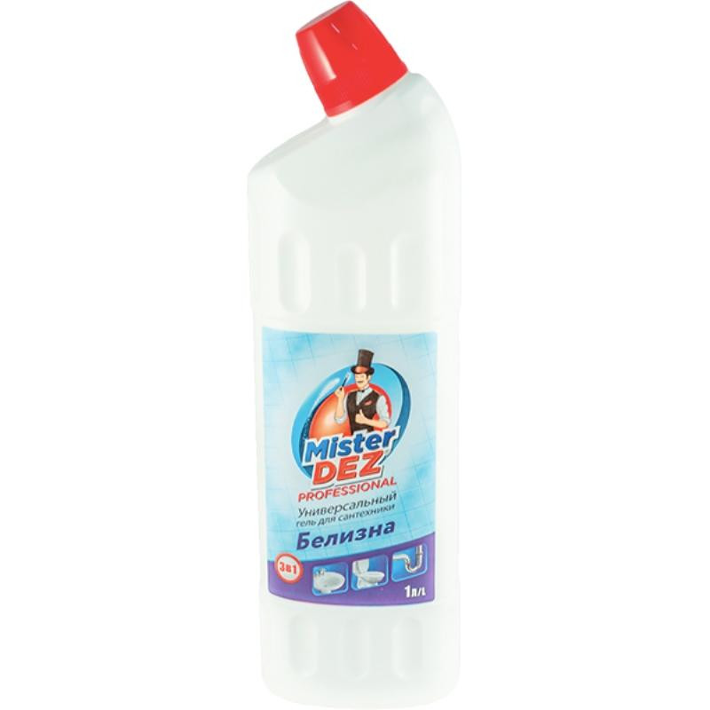 Средство для сантехники гель Mister Dez PROFESSIONAL 1 л