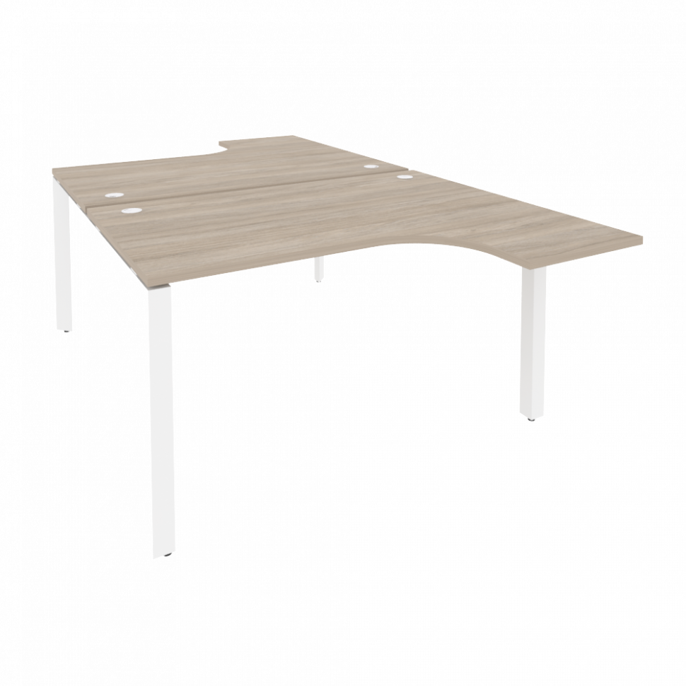 Onix Рабочая станция на П-образном м/к O.MP-D.SA-3 Дуб Аттик/Металл Белый 1380*2395*750 (1635/460) Onix Рабочая станция на П-образном м/к O.MP-D.SA-3 Дуб Аттик/Металл Белый 1380*2395*750 (1635/460)