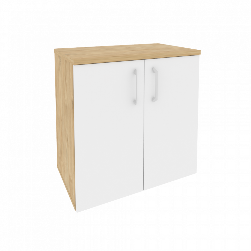 Onix Шкаф приставной/опорный O.SHPO-7 Тиквуд Светлый/Белый Бриллиант 720*432*750