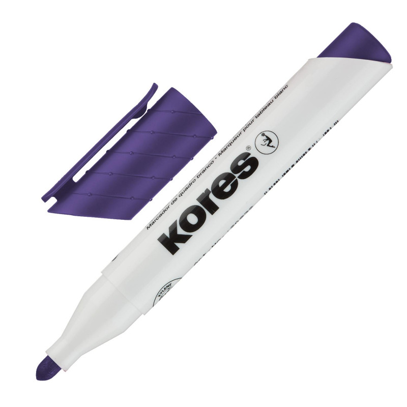 Набор маркеров для белых досок KORES 3мм 6шт/уп 20802