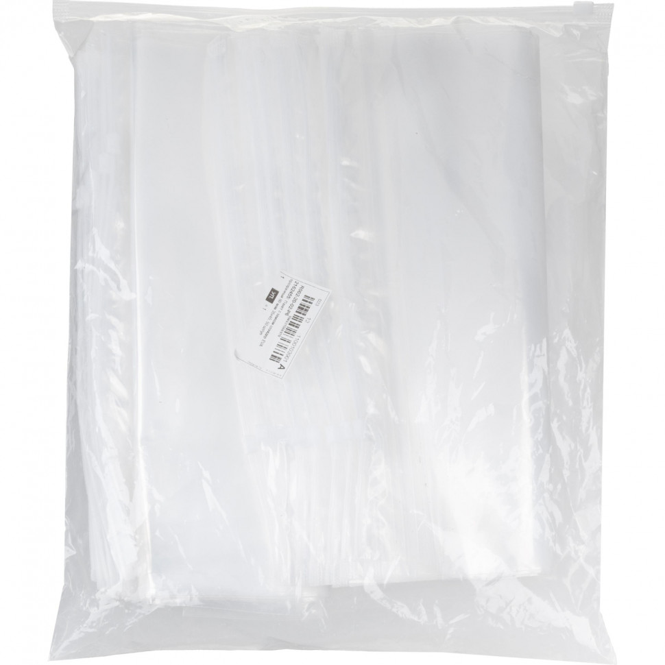 Пакет с замком слайдер EVA прозрачный 60 мкм 35х45, 50 шт/уп