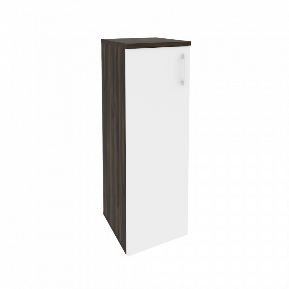 Onix Шкаф средний узкий левый O.SU-2.3 (L) Дуб Мали/Белый Бриллиант 400*420*1207