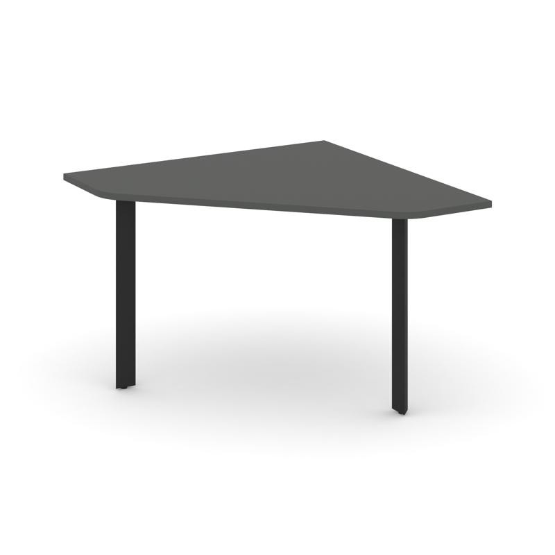 Style Project Угловой элемент переговорного стола SN-59.UPRG-031 Антрацит/Металл Черный 1180*1180*75