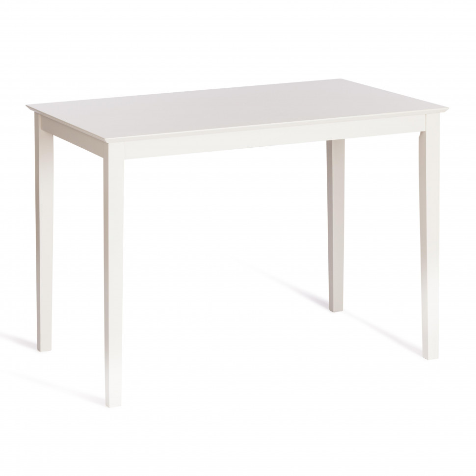 Обеденный комплект Хадсон (стол + 4 стула)/ Hudson Dining Set дерево гевея/мдф, стол: 110х70х75см / стул: 44х42х89см, ivory white (слоновая кость), ткань кор.-зол