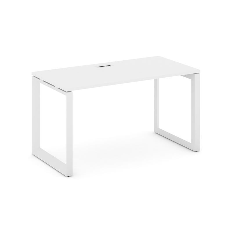 Style Project Стол письменный SN-59O.SP-015 Белый/Металл Белый/Белый Заглушка 1780*700*750