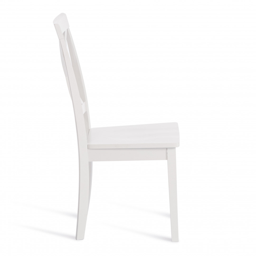 Стул GOLFI (Гольфи) дерево гевея/мдф, 44x54x95, pure white (402)