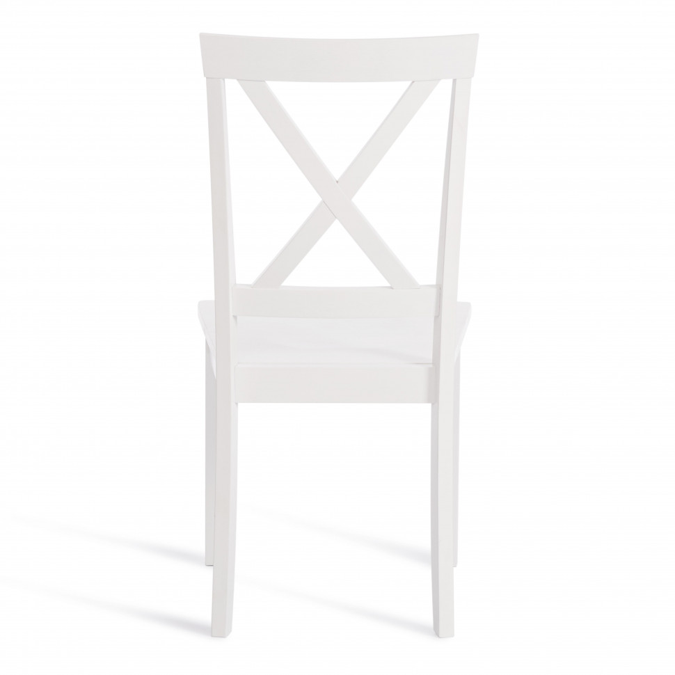 Стул GOLFI (Гольфи) дерево гевея/мдф, 44x54x95, pure white (402)