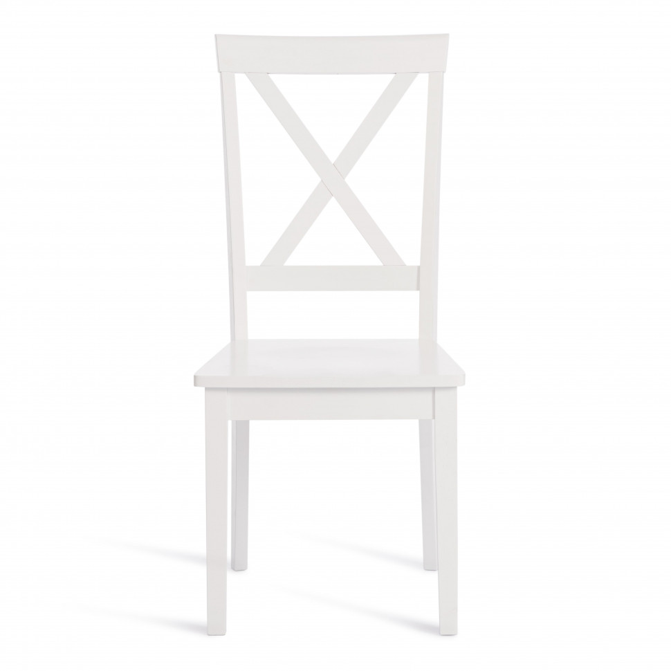 Стул GOLFI (Гольфи) дерево гевея/мдф, 44x54x95, pure white (402)