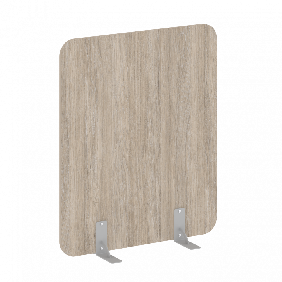 R-line Перегородки на металлических опорах на фетровых подпятниках DP.F-100-120 Дуб Аттик/Металл Сер