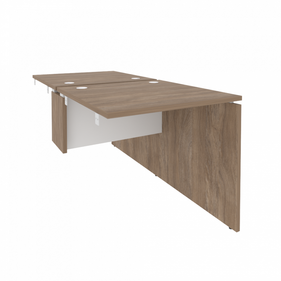 Onix Стол-приставка двойной к опорным элементам O.D.SPR-0.8 Дуб Аризона/Белый Бриллиант 780*1635*750 Onix Стол-приставка двойной к опорным элементам O.D.SPR-0.8 Дуб Аризона/Белый Бриллиант 780*1635*750