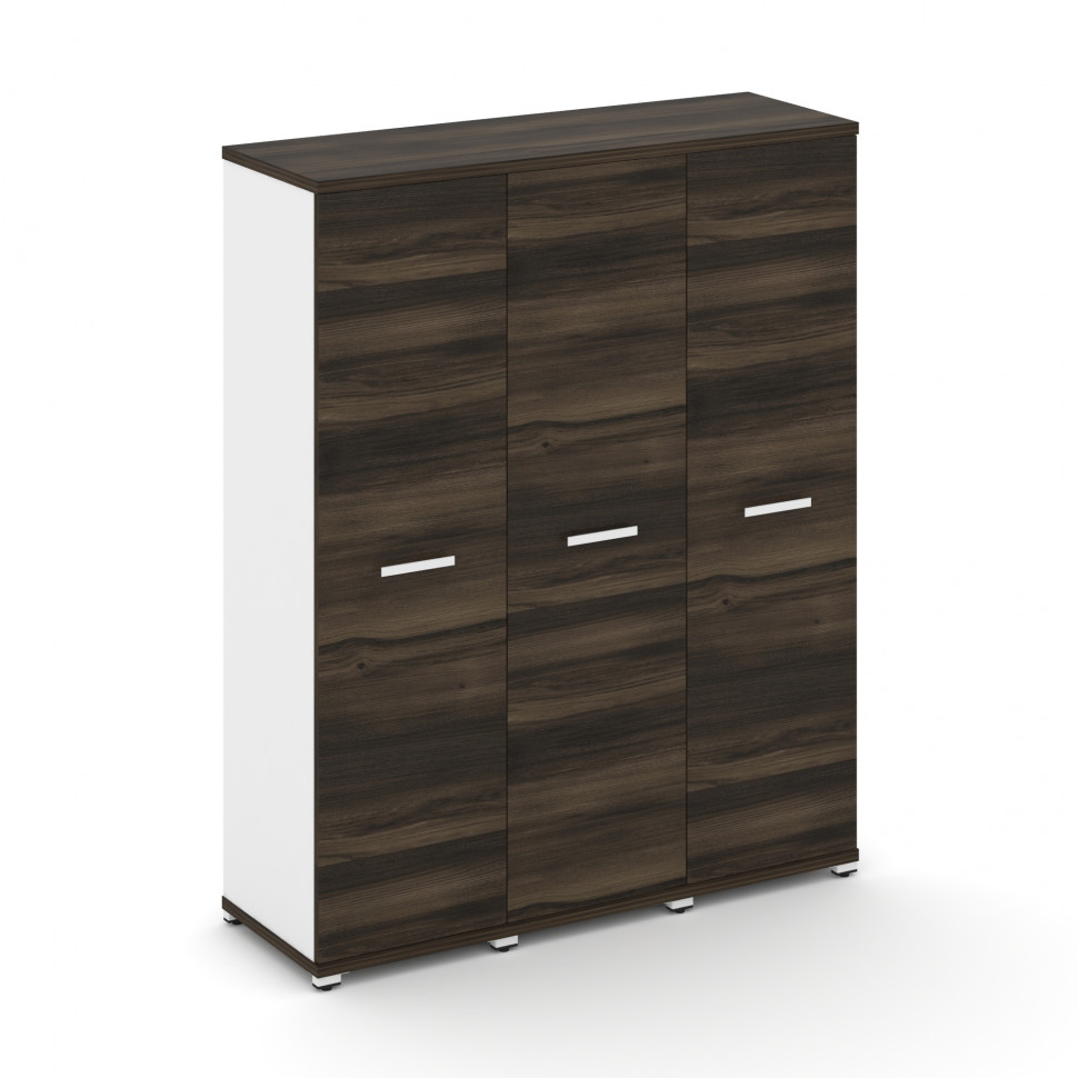 Concept Шкаф 3 узкие секции, 4 ниши CN.STU-436 W Дуб Мали/Белый Бриллиант/Металл Белый 1252*420*1554 Concept Шкаф 3 узкие секции, 4 ниши CN.STU-436 W Дуб Мали/Белый Бриллиант/Металл Белый 1252*420*1554